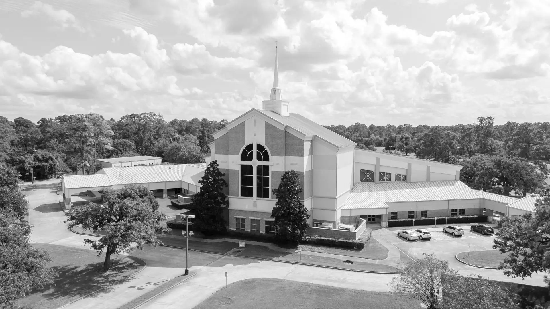 Front exterior view of Cypress Bible Church